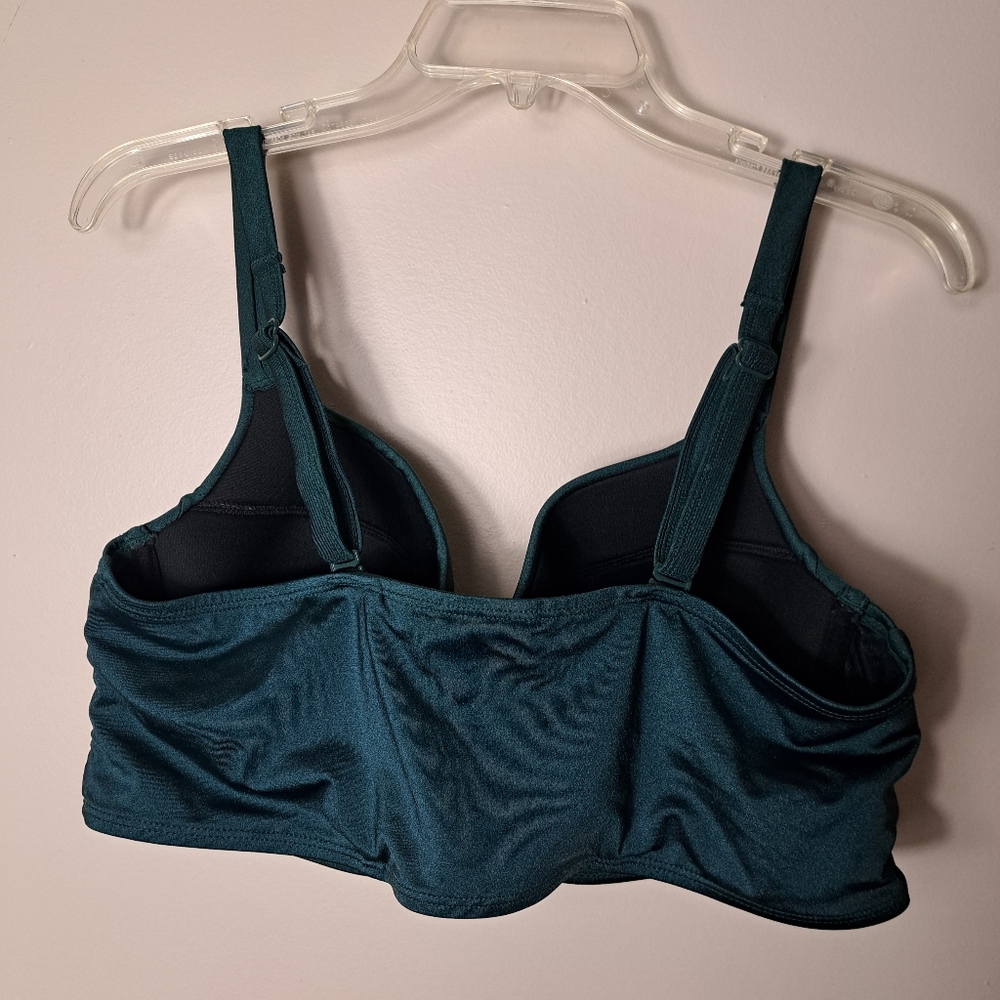 Swim by Cacique Green Bikini Top Size 36DDD - Beach - Vacation - Picture 6 of 14
